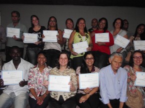 Curso Disseminadores de Cidadania entrega certificados
